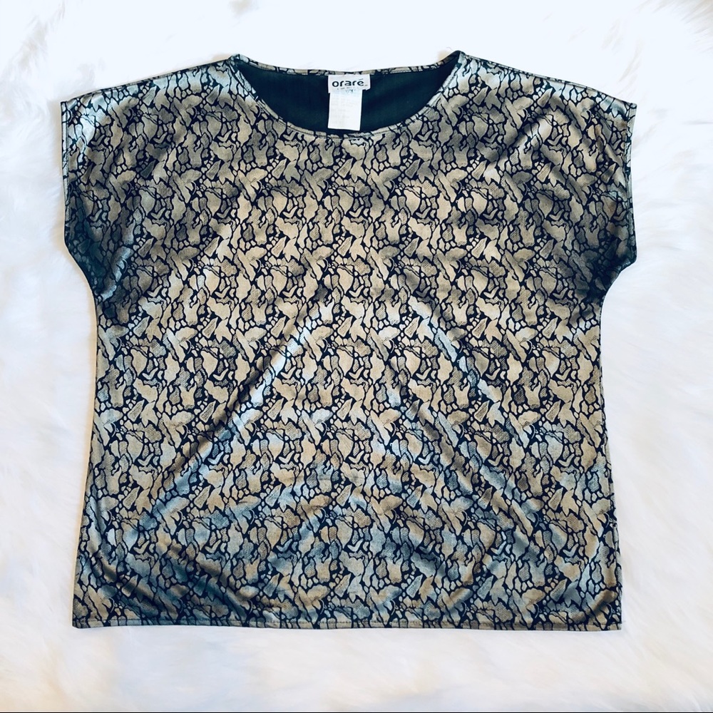 VTG Oraré Silver Shiny Top